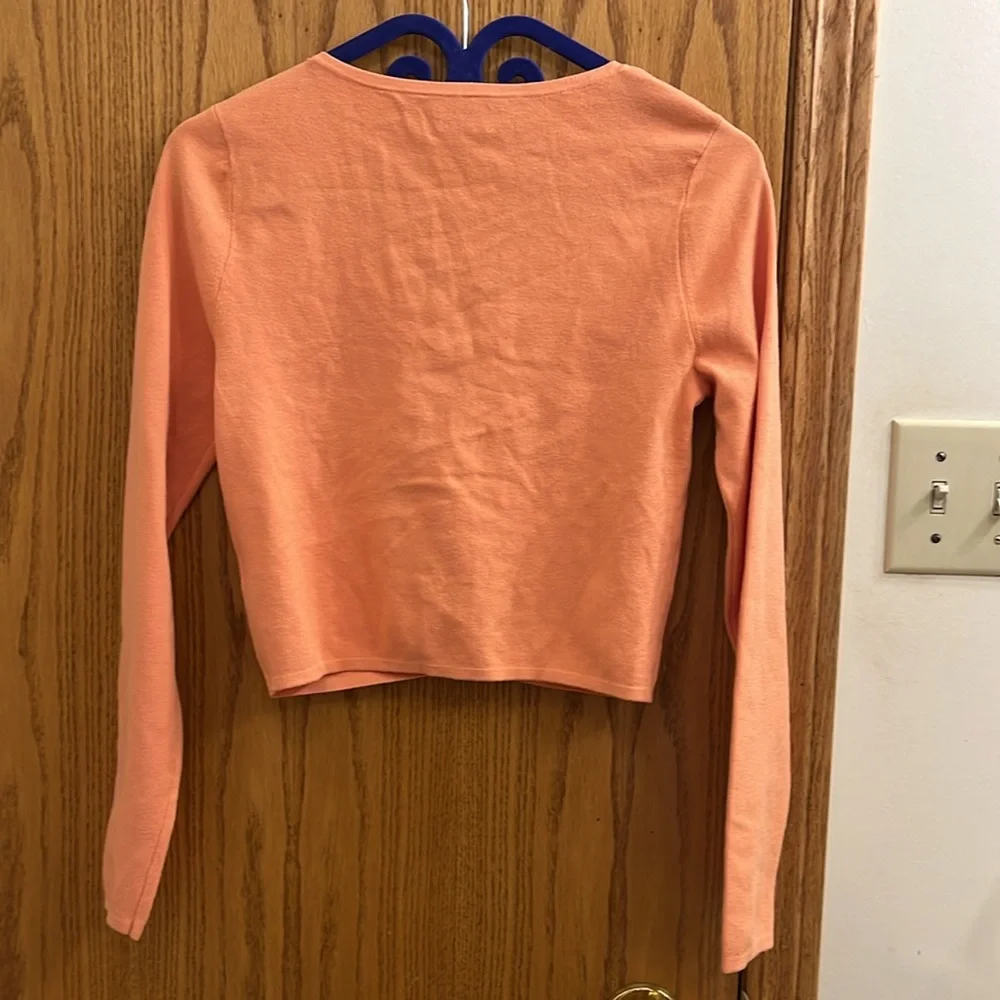 Aritzia Sunday Best Samantha Cardigan in Sunny Apricot - Picture 10 of 11